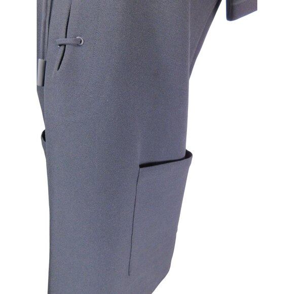 Kendall + Kylie Black Short-Sleeve Lace-Up Front Dress With Pockets M - Picture 7 of 9